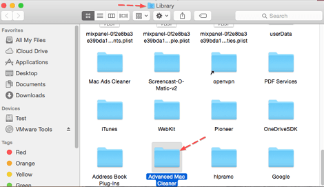 How do i delete advanced mac cleaner from my imac